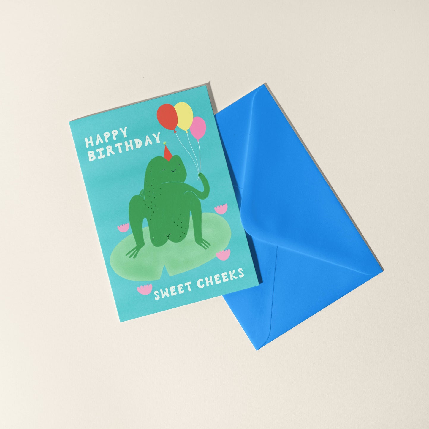 Happy Birthday Sweet Cheeks Greeting Card