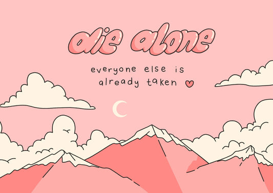 Die Alone Comic A5 Print CT13