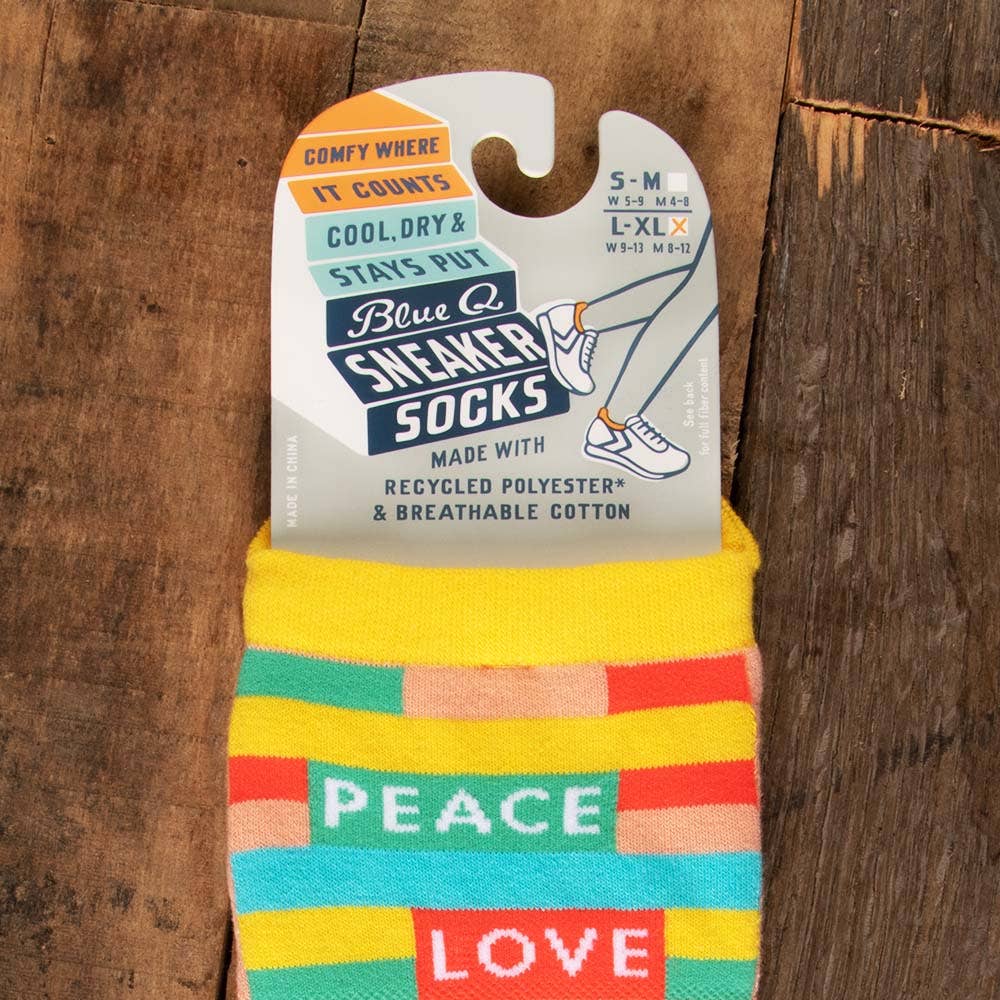 Peace & Therapy Sneaker Socks L/XL