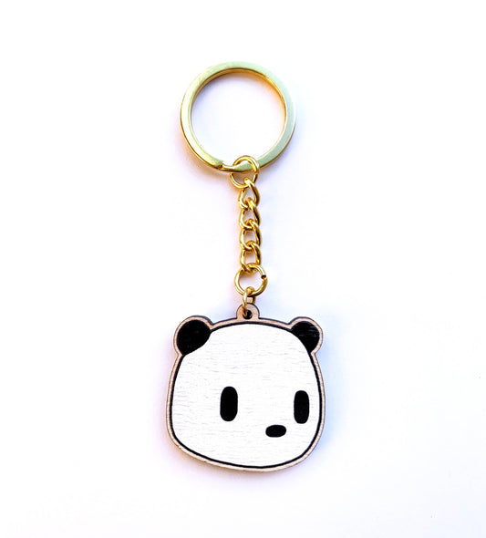 Panda Wooden Key Ring