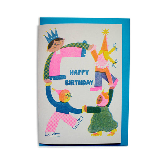 Birthday Dance - A6 Riso Greetings Card 