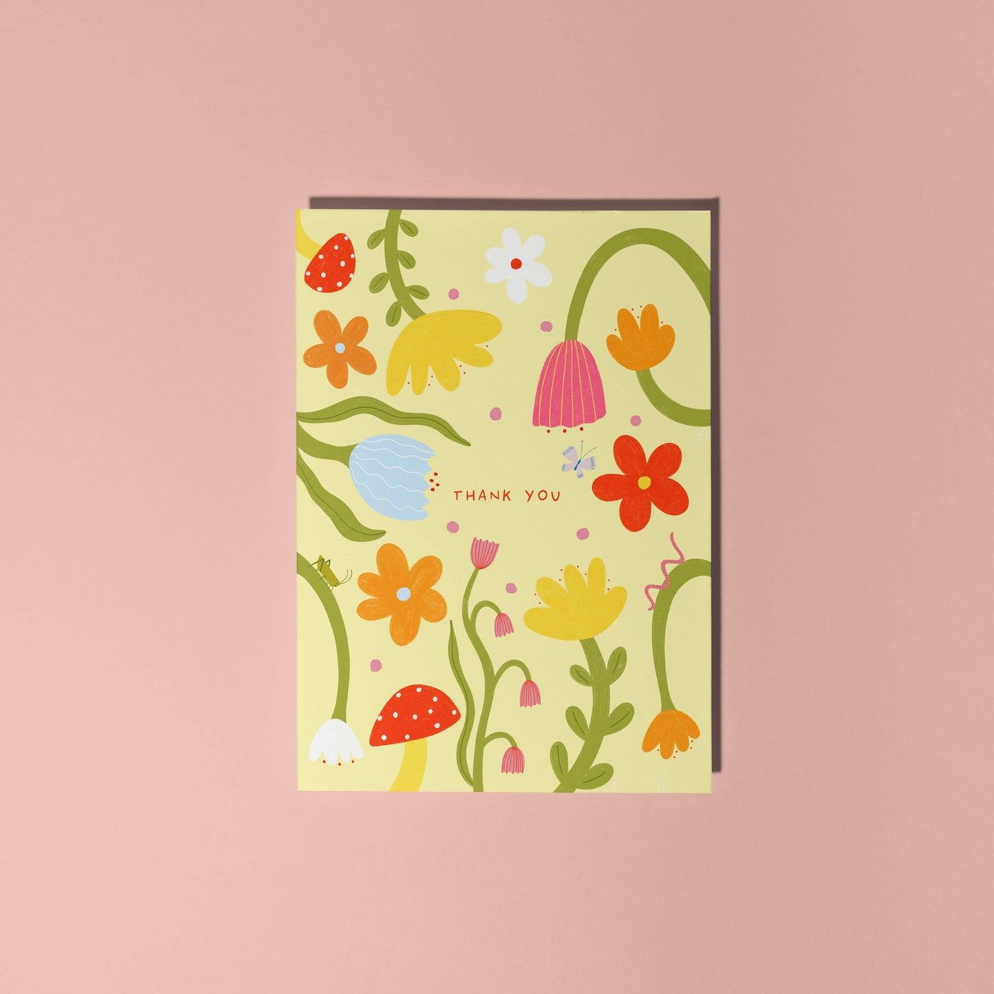 Floral Thank You Card | Thanks | Just To Say Card