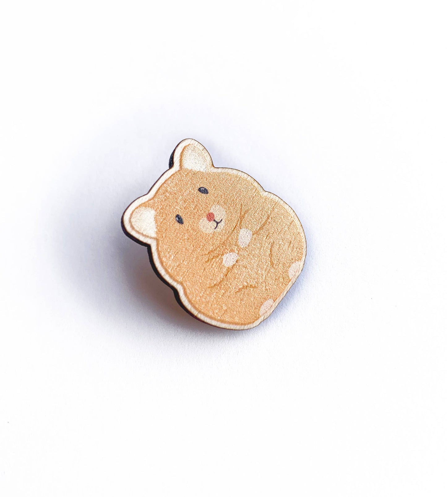 Hamster Wooden Pin - Responsibly Sourced