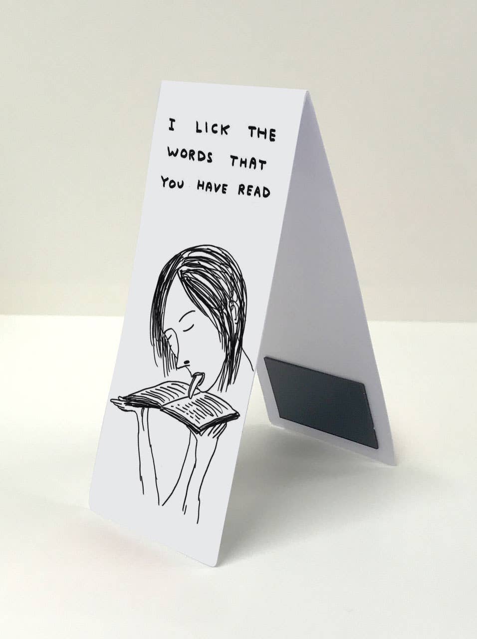 Lick The Words David Shrigley Magnetic Bookmark