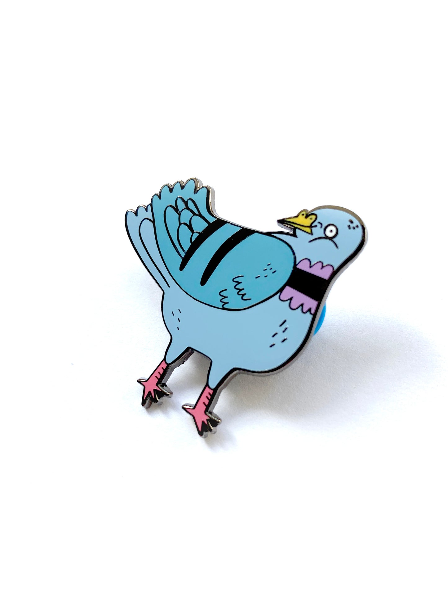 Pigeon Enamel Pin by Fernandes Makes