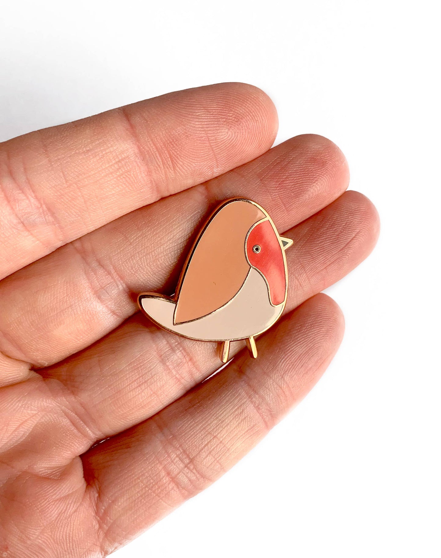 Robin Enamel Pin