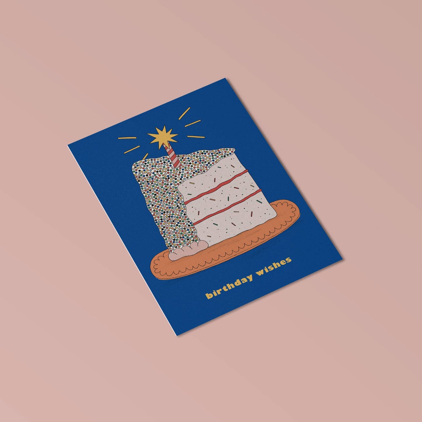 'Birthday Wishes' Greetings Card