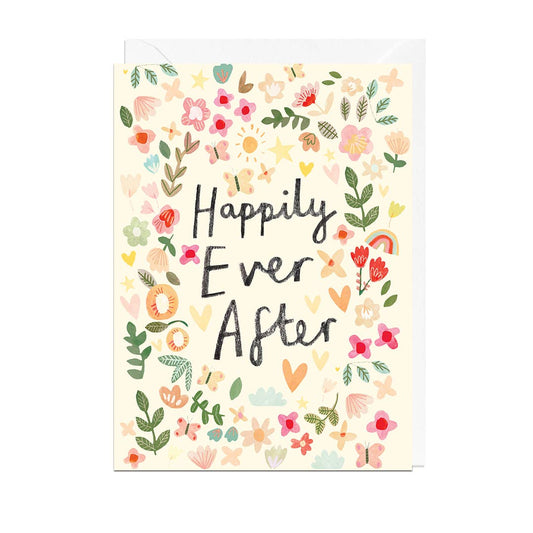 HAPPILY EVER AFTER FLOWERS Card