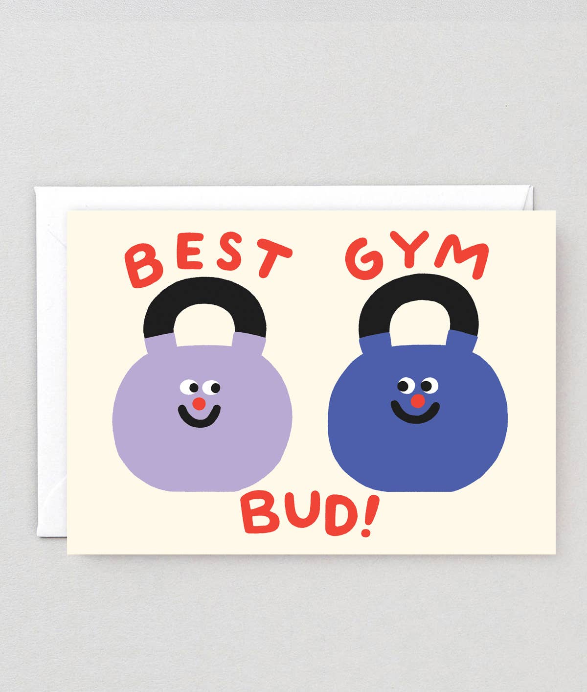 Best Gym Bud! Greeting Card