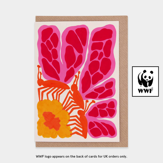 Butterflies of the Amazon WWF Greetings Card