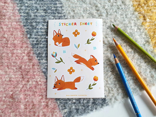 Sticker sheets by Ruth Hammond