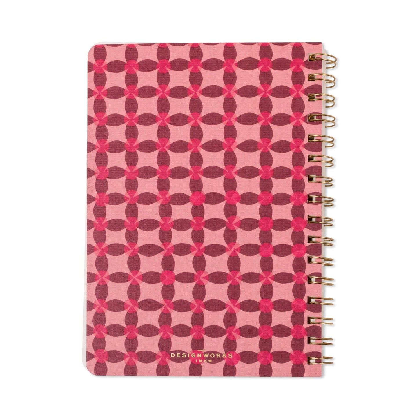 A5 Twin Wire Notebook - Pinwheel Pink