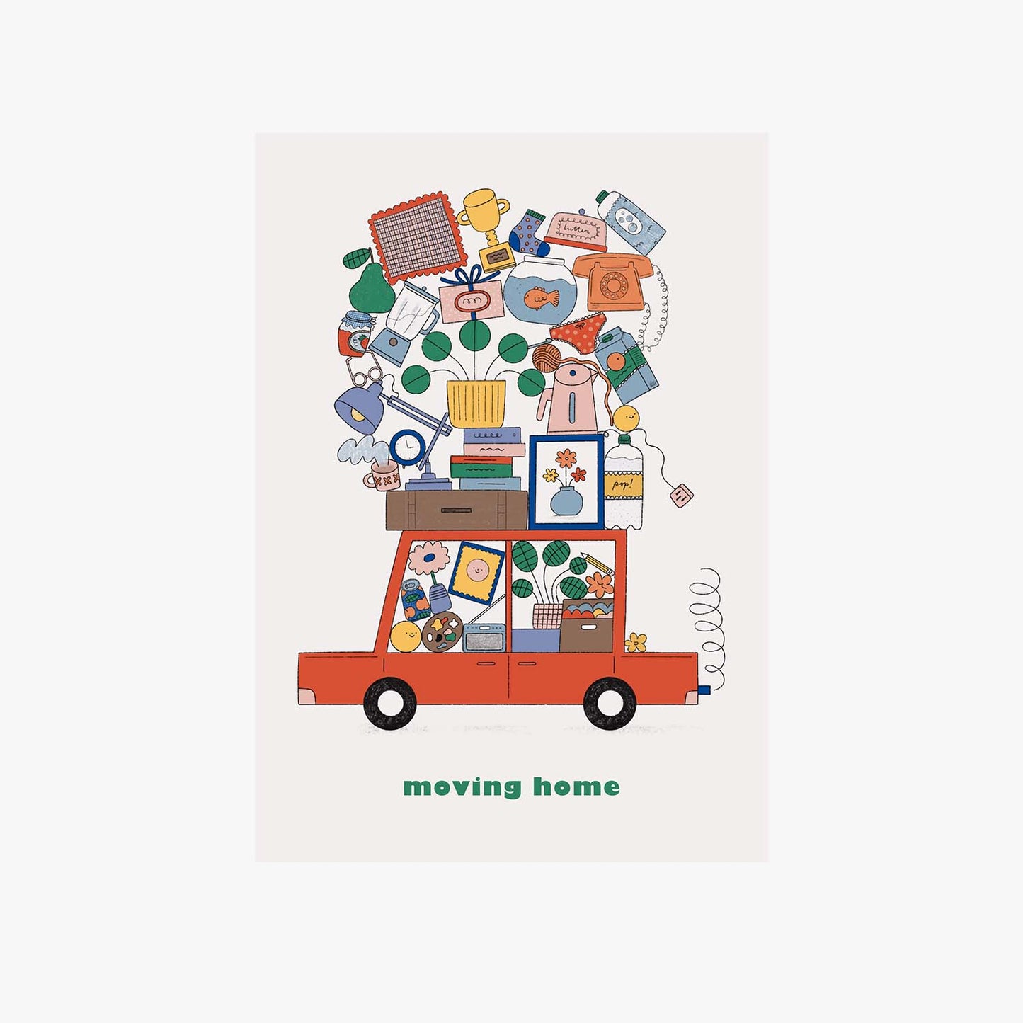 Moving Home Greetings Card