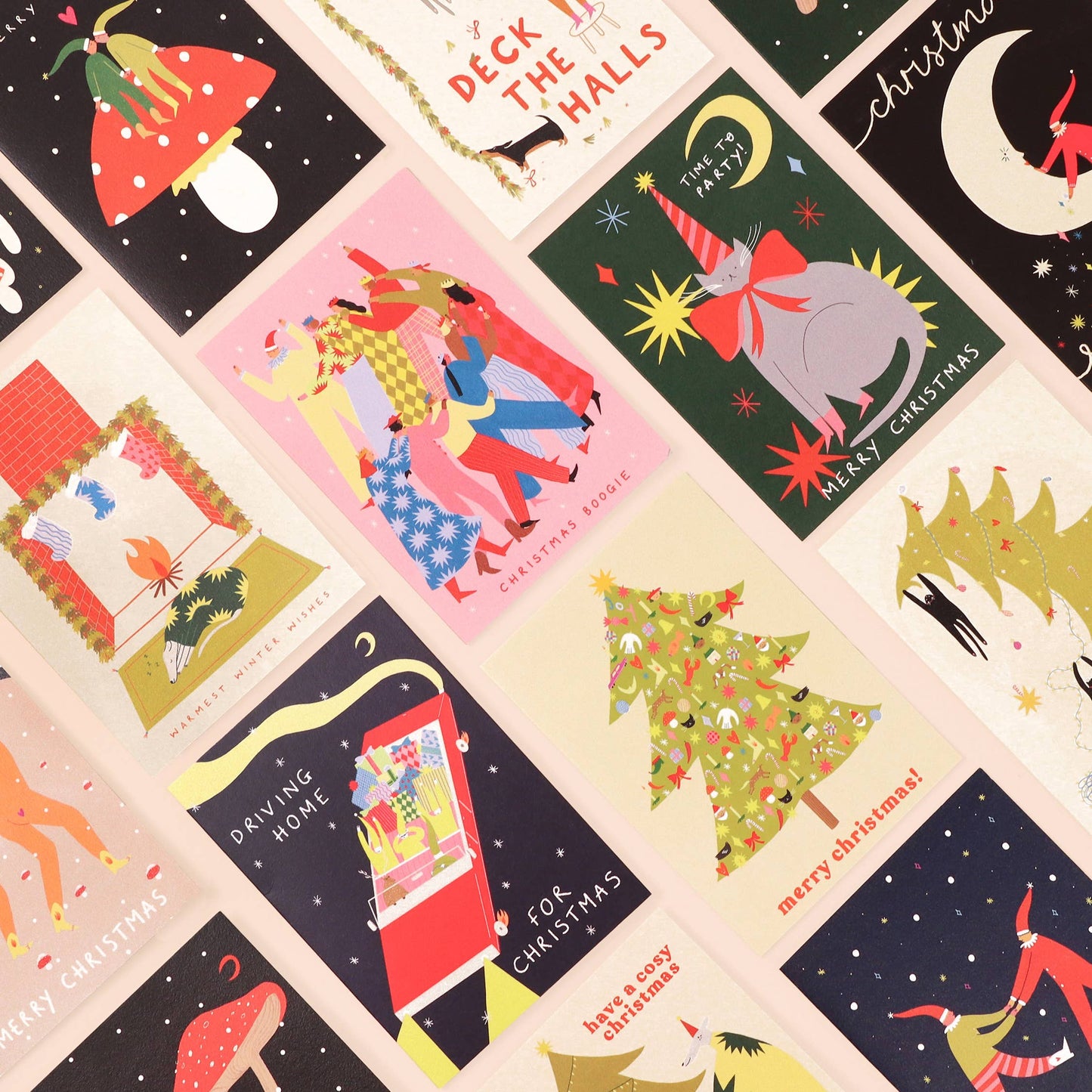 Mischief Christmas Card | Funny | Cat Card | Christmas Tree