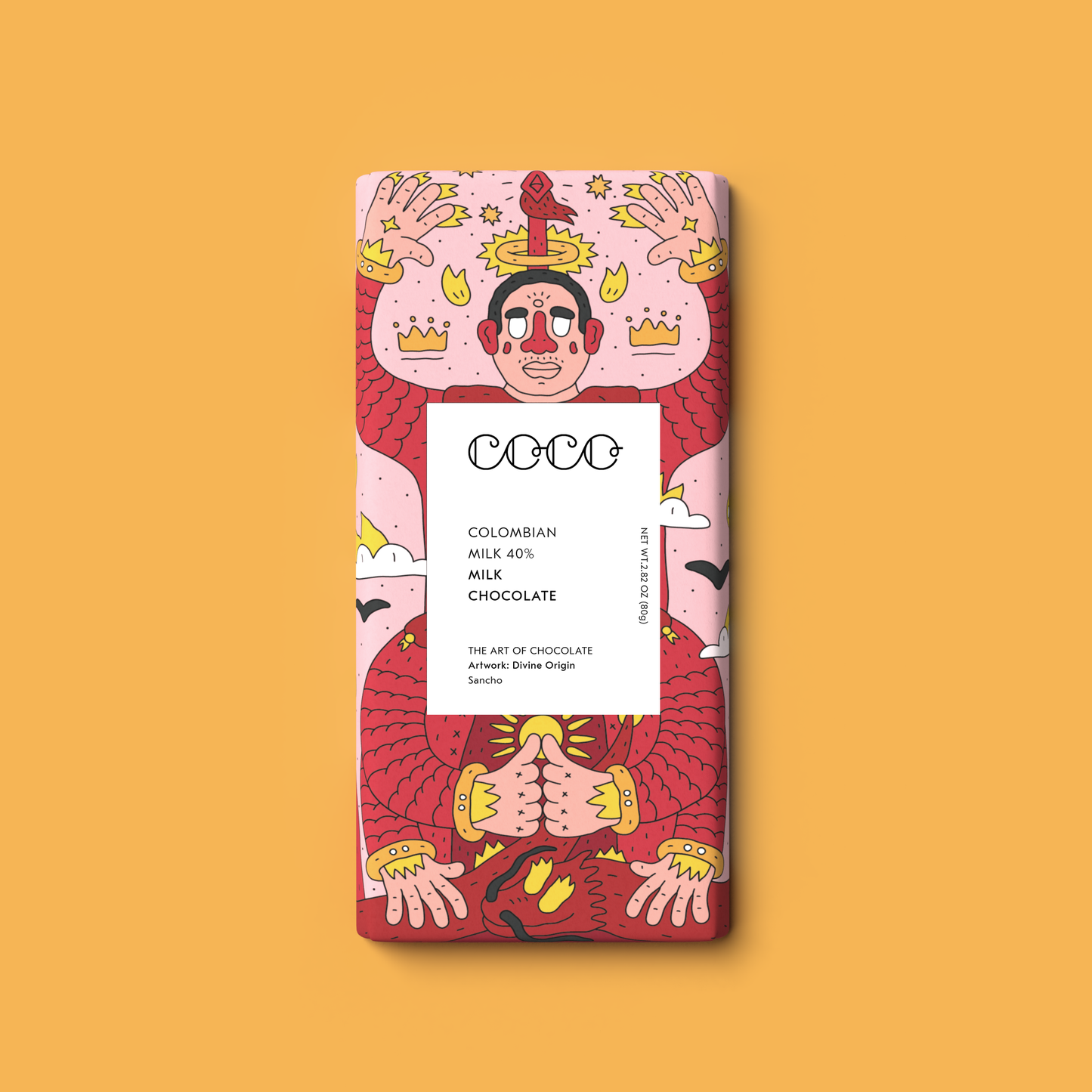 Colombian Milk 40% Chocolate Bar 80g