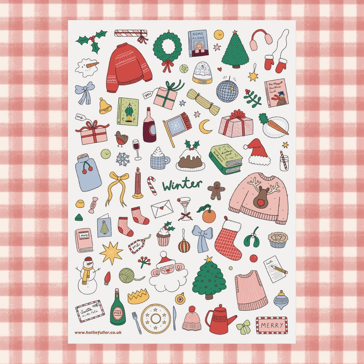 Winter Sticker Sheet