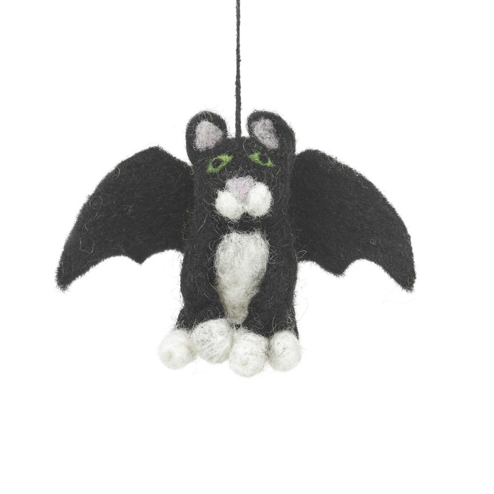 Bat Cat Decoration by Felt So Good