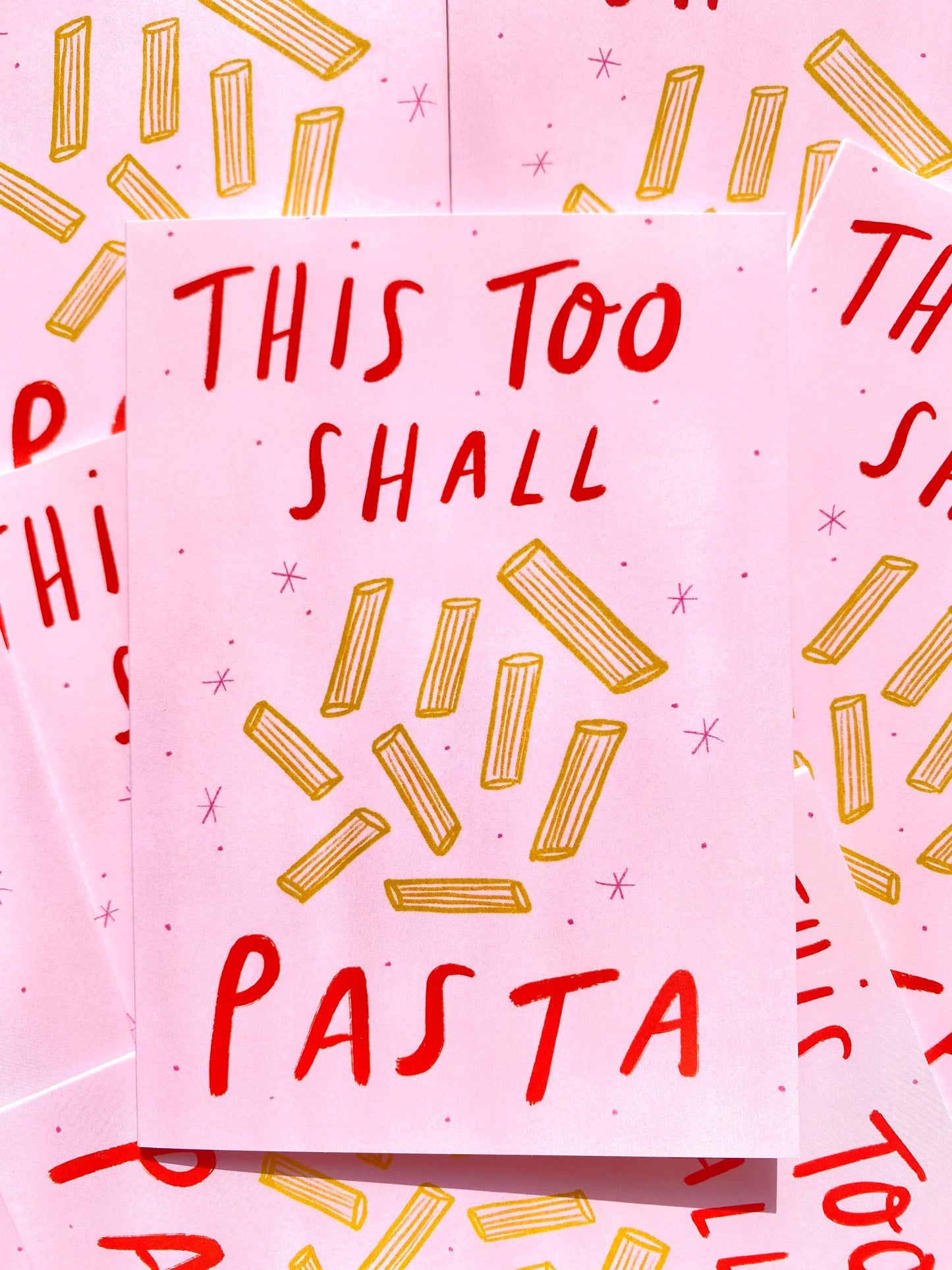 This Too Shall Pasta Greeting Card