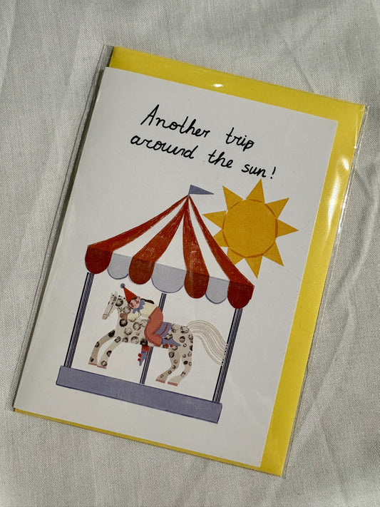 Another Trip Around The Sun Greeting Card