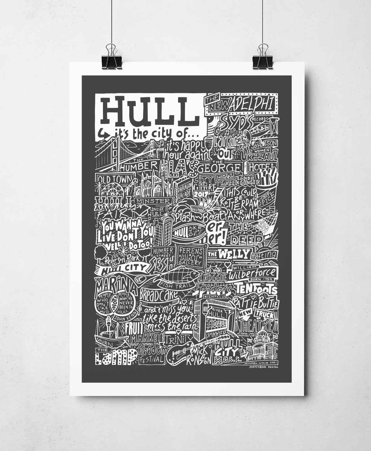 Hull Landmarks It's The City Of Art Print