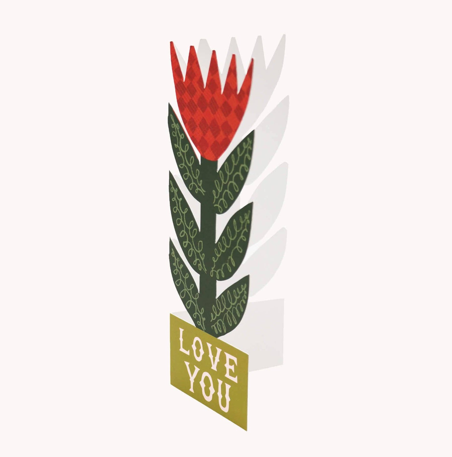 Checkerboard Lily, Love You Card