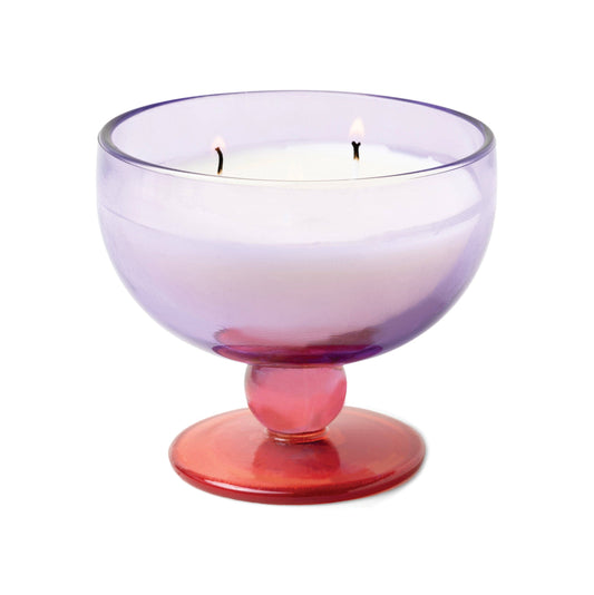 Paddywax Aura Glass Candle - Purple & Pink - Pepper & Plum