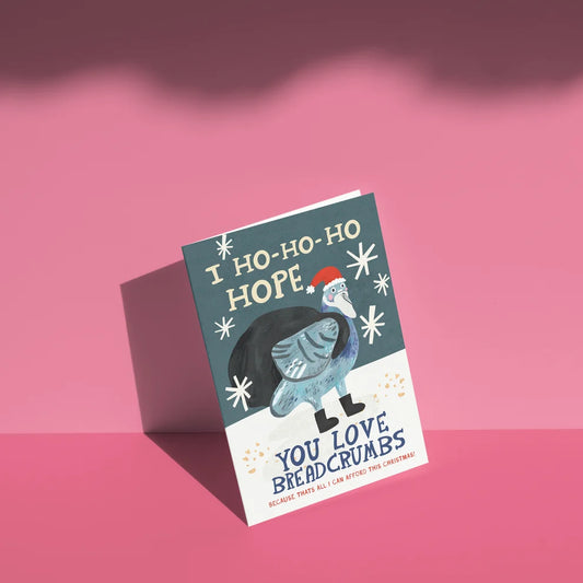 Ho Ho Hope Breadcrumbs Greeting Card