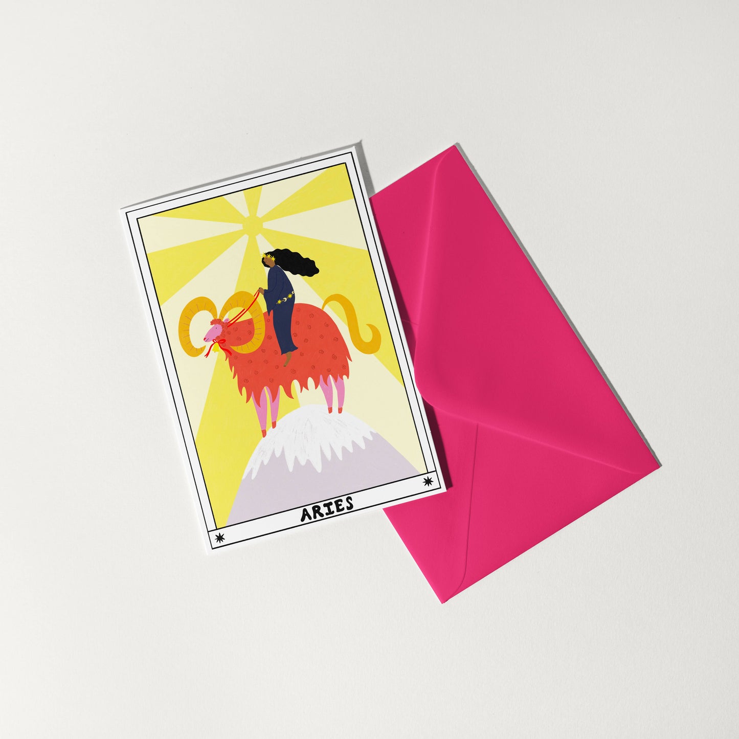 Tarot Aries Birthday Card | Horoscope | Zodiac Birthday Card
