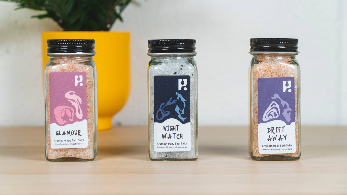 Glamour Bath Salts glass 120g Mini