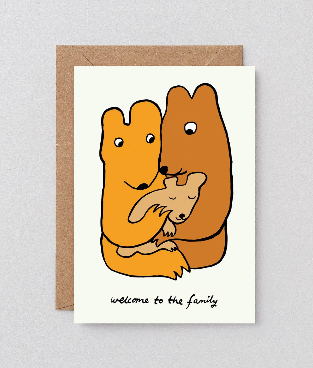 Welcome To The Family Greetings Card