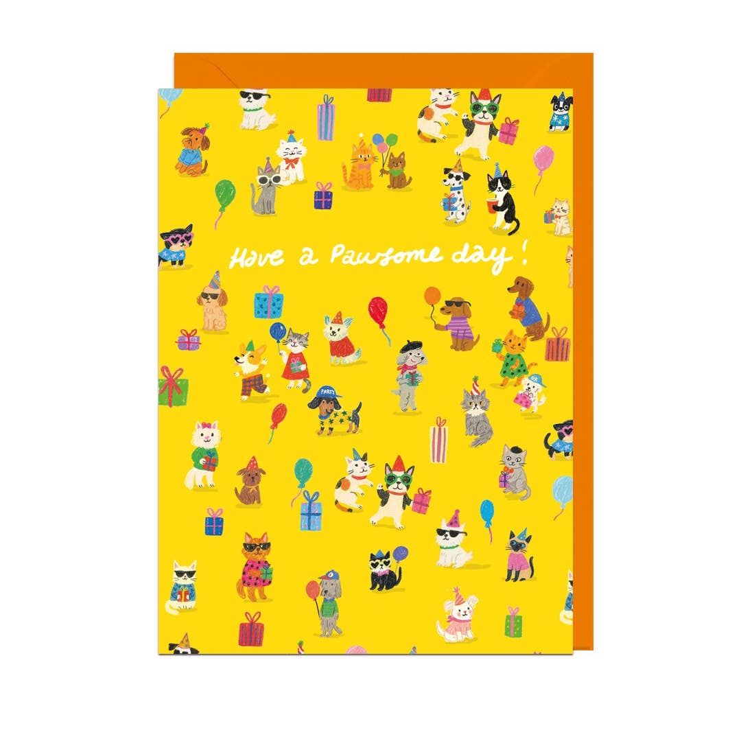 Have A Pawsome Day Greeting Card