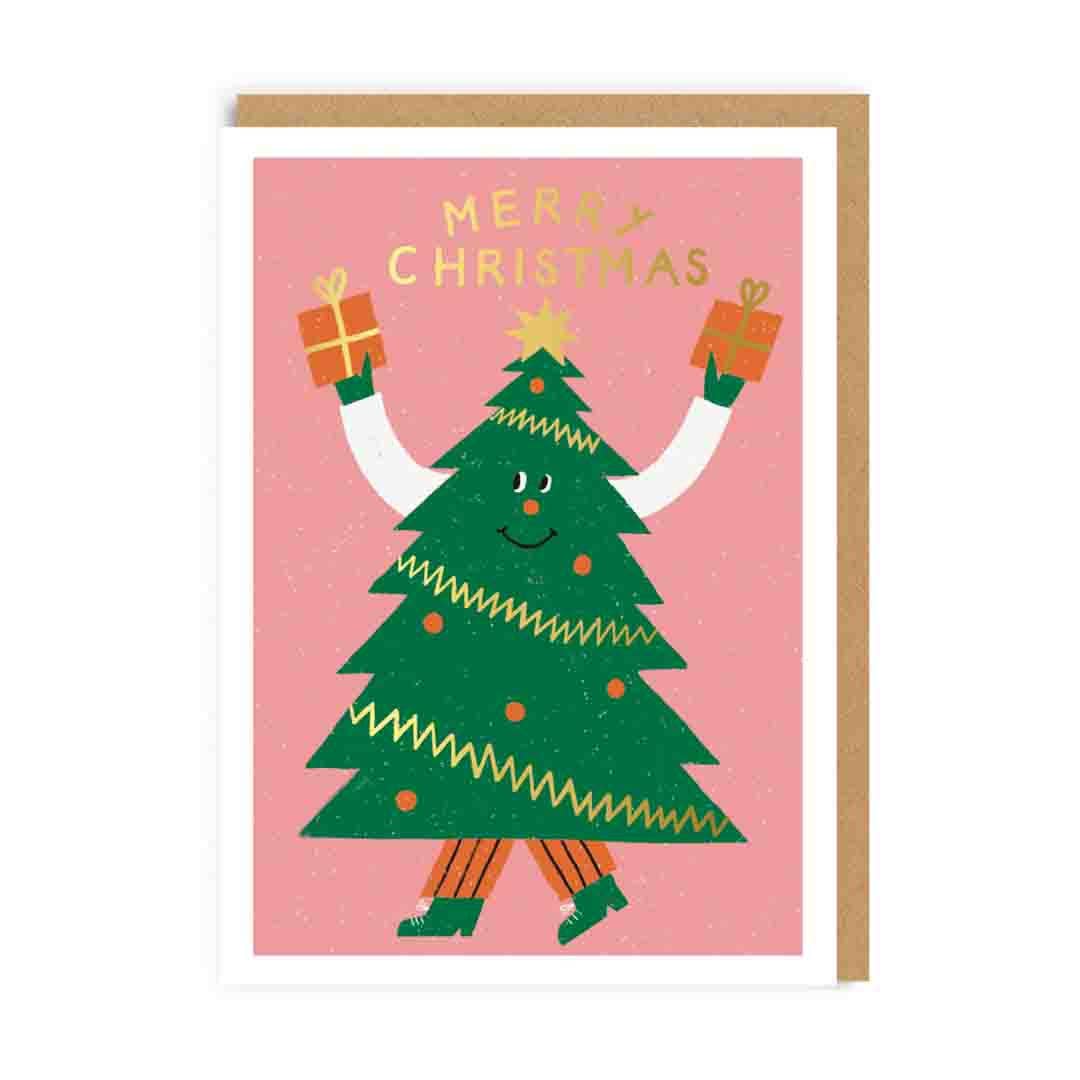 Tree & Presents Christmas Card (8308)