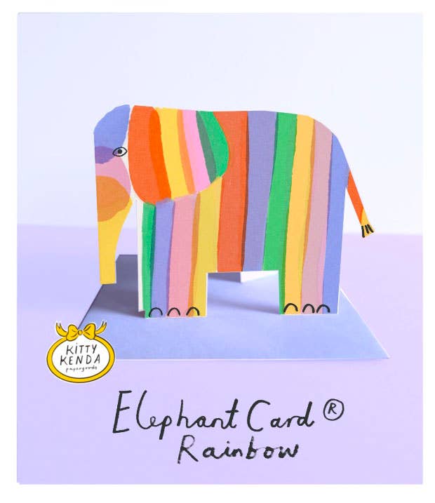 Elephant A6 Standing Luxury Eco Card - 4 colourways