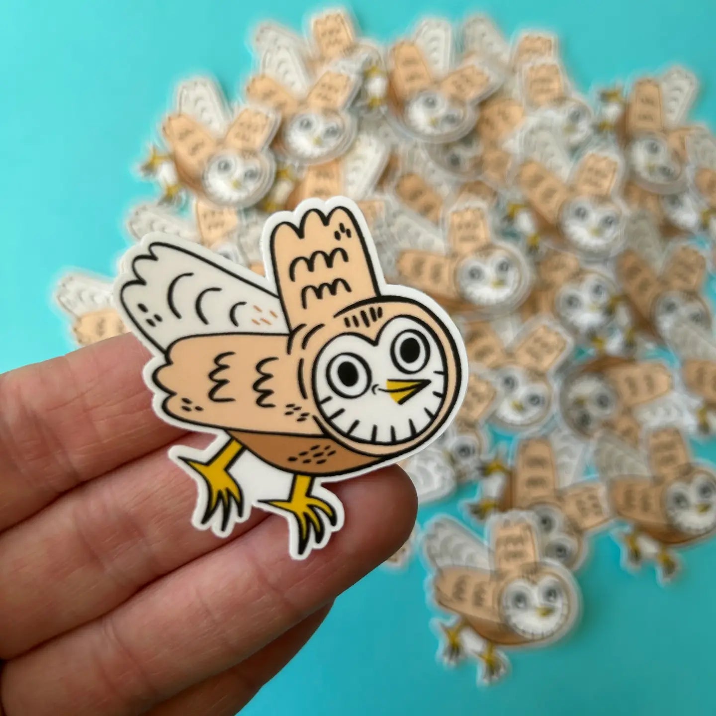 Owl Vinyl Sticker