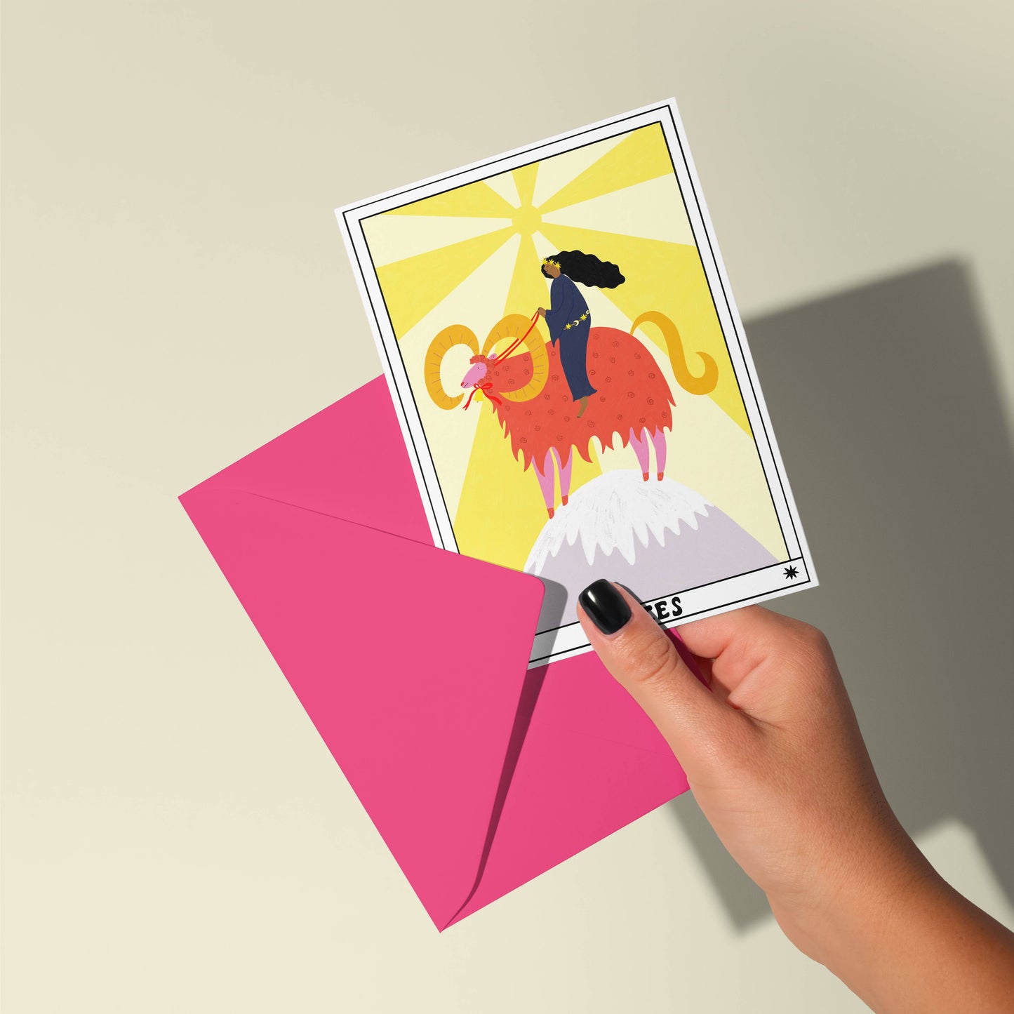 Tarot Aries Birthday Card | Horoscope | Zodiac Birthday Card