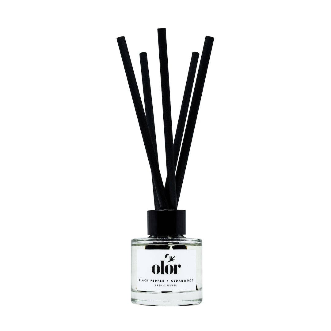 Black Pepper + Cedarwood Mini Reed Diffuser