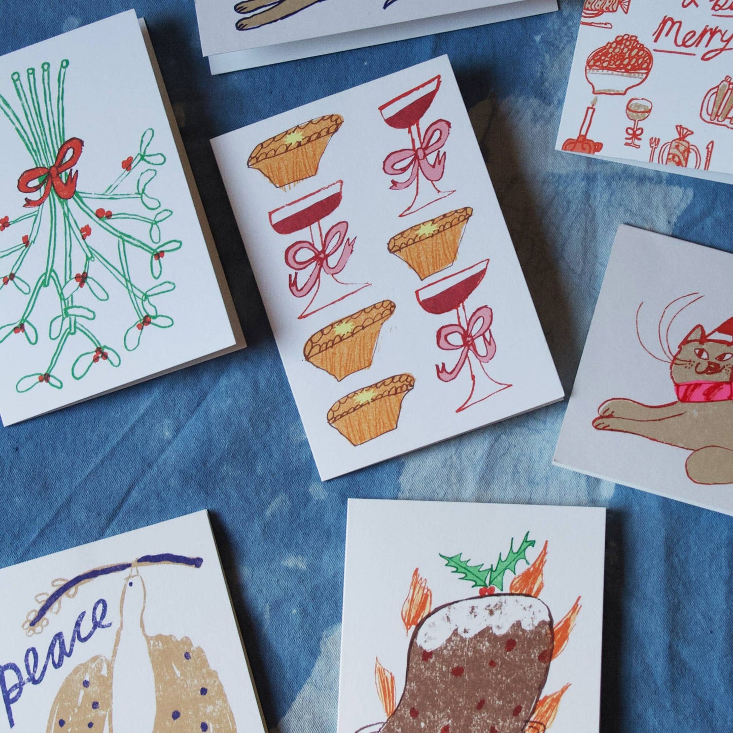 Mistletoe Christmas Card | Winter Plant | Traditional