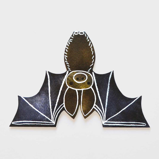 Bat Shaped Greeting Card