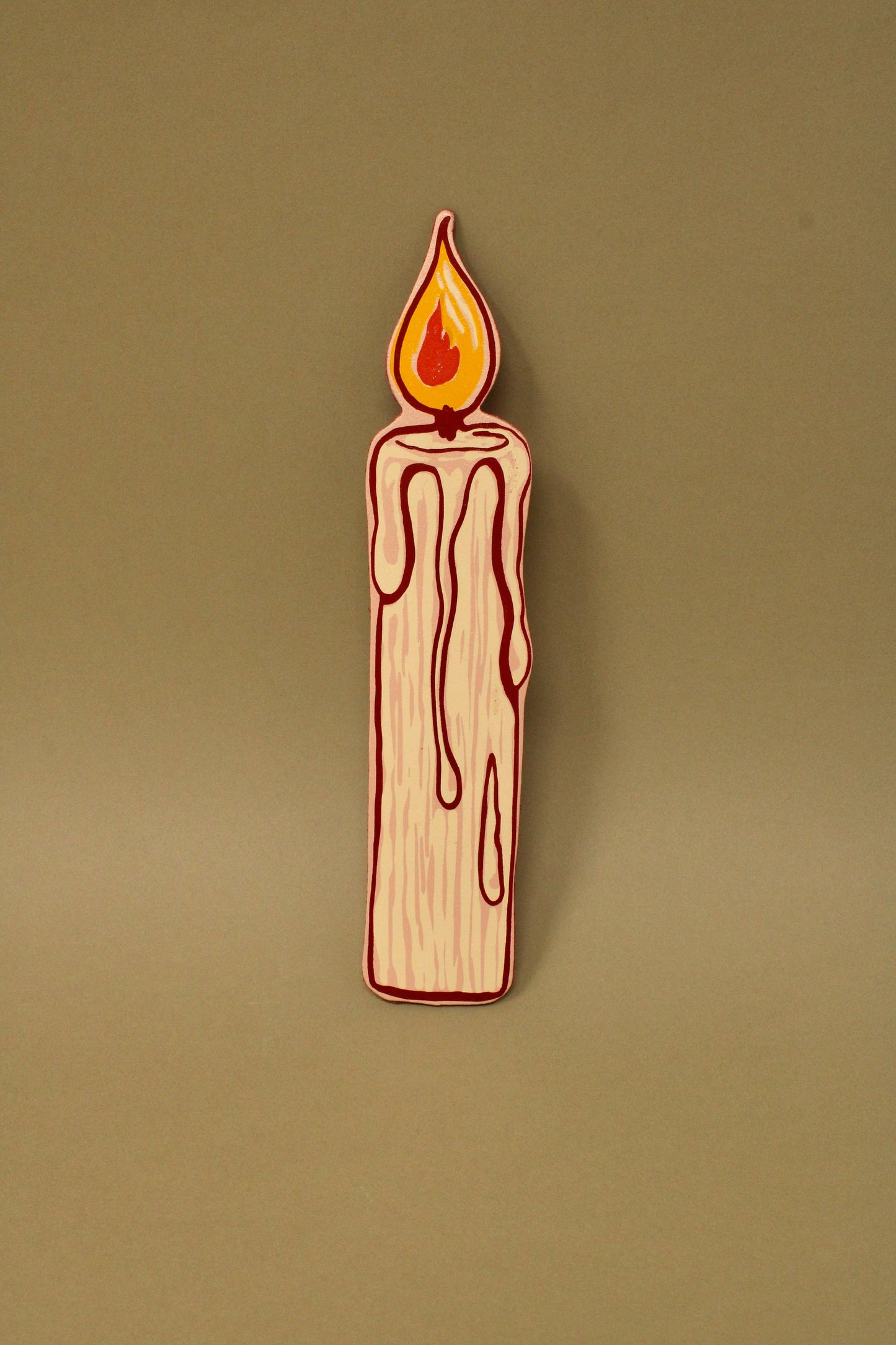 Candle Bookmark