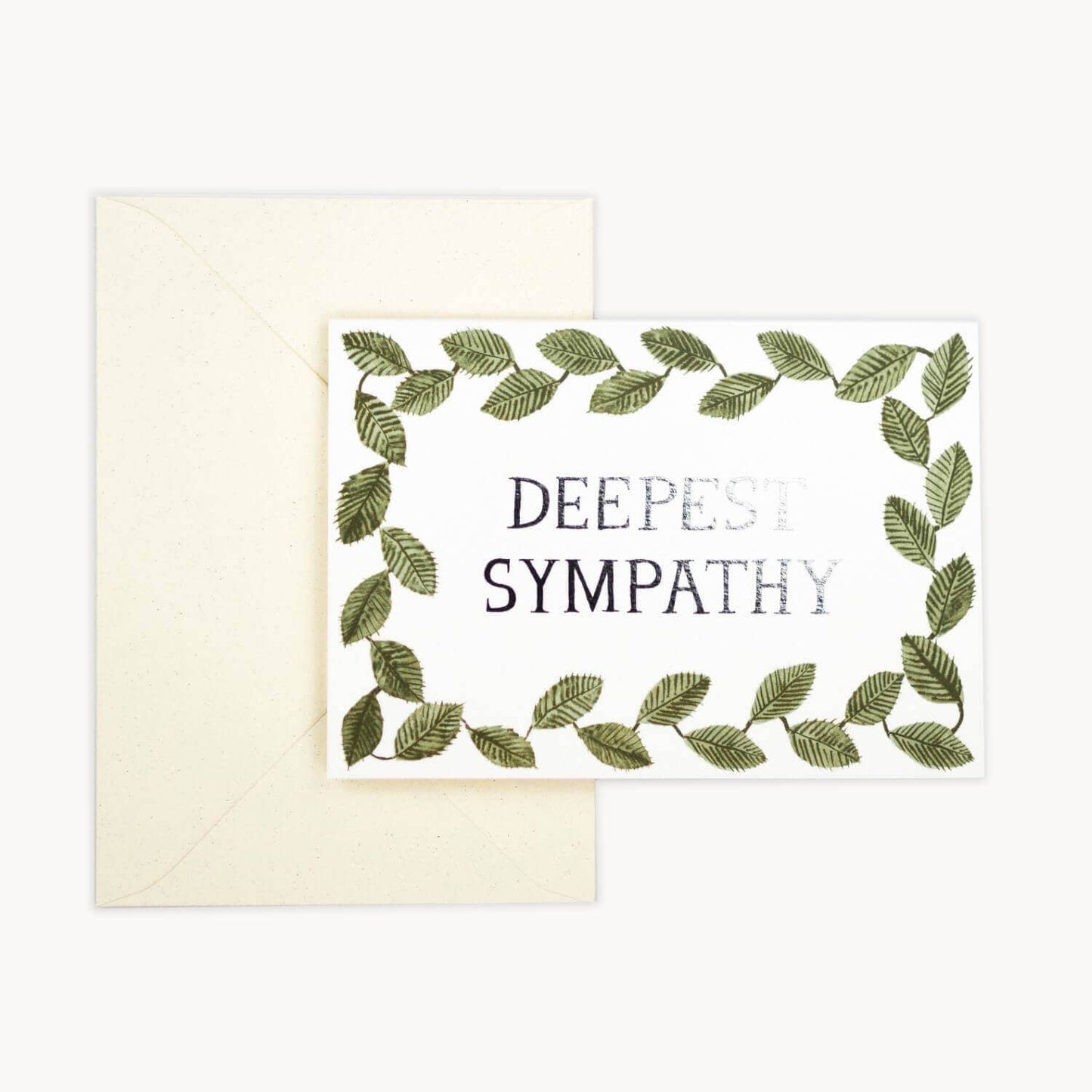 Deepest Sympathy Foiled Greeting Card