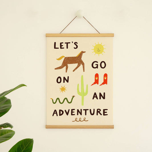 Let's Go On An Adventure A3 Art Print