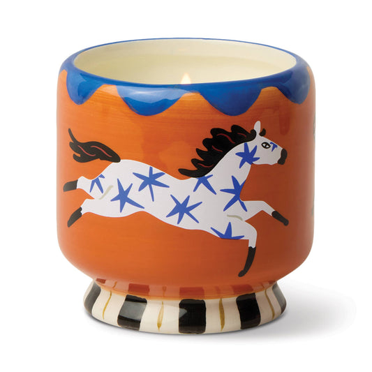 Horse Ceramic Candle - Seinna Sunset