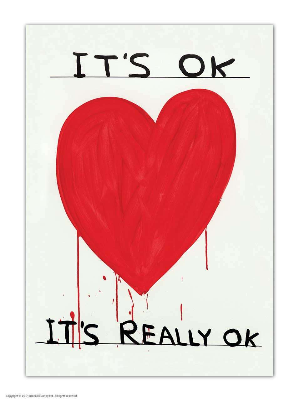 It's Ok A6 Art Postcard