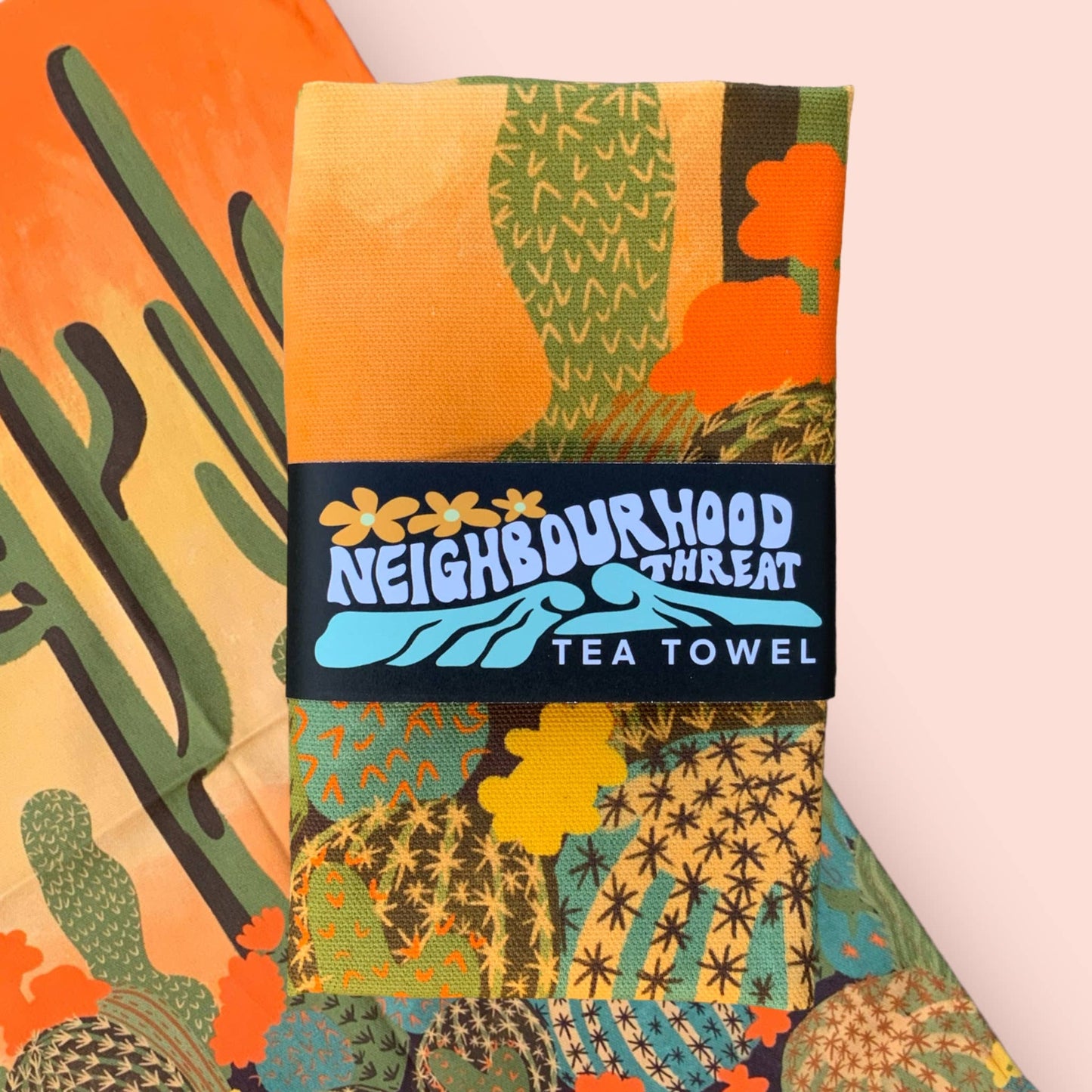 Cactus Tea Towel