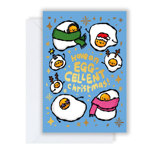 Have An Egg-cellent Christmas Greeting Card