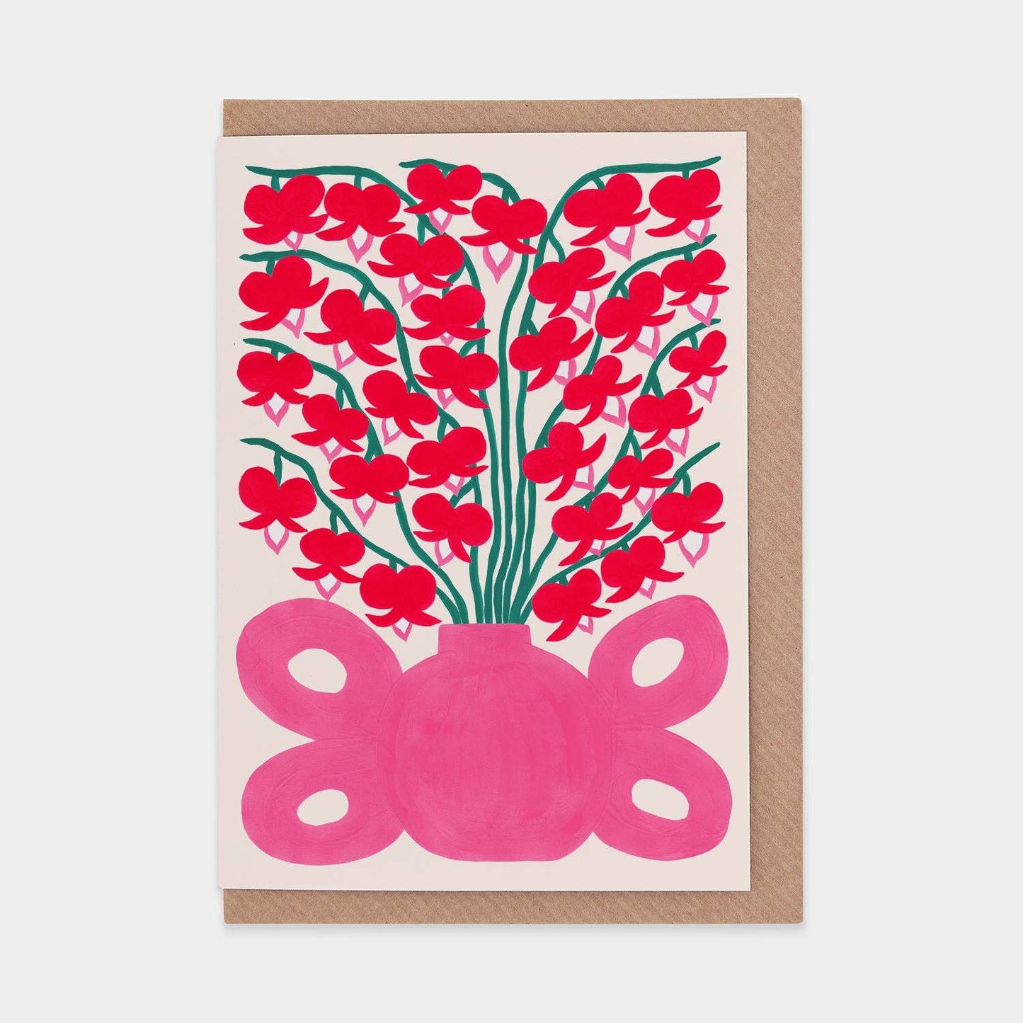 Bleeding-Heart Greetings Card