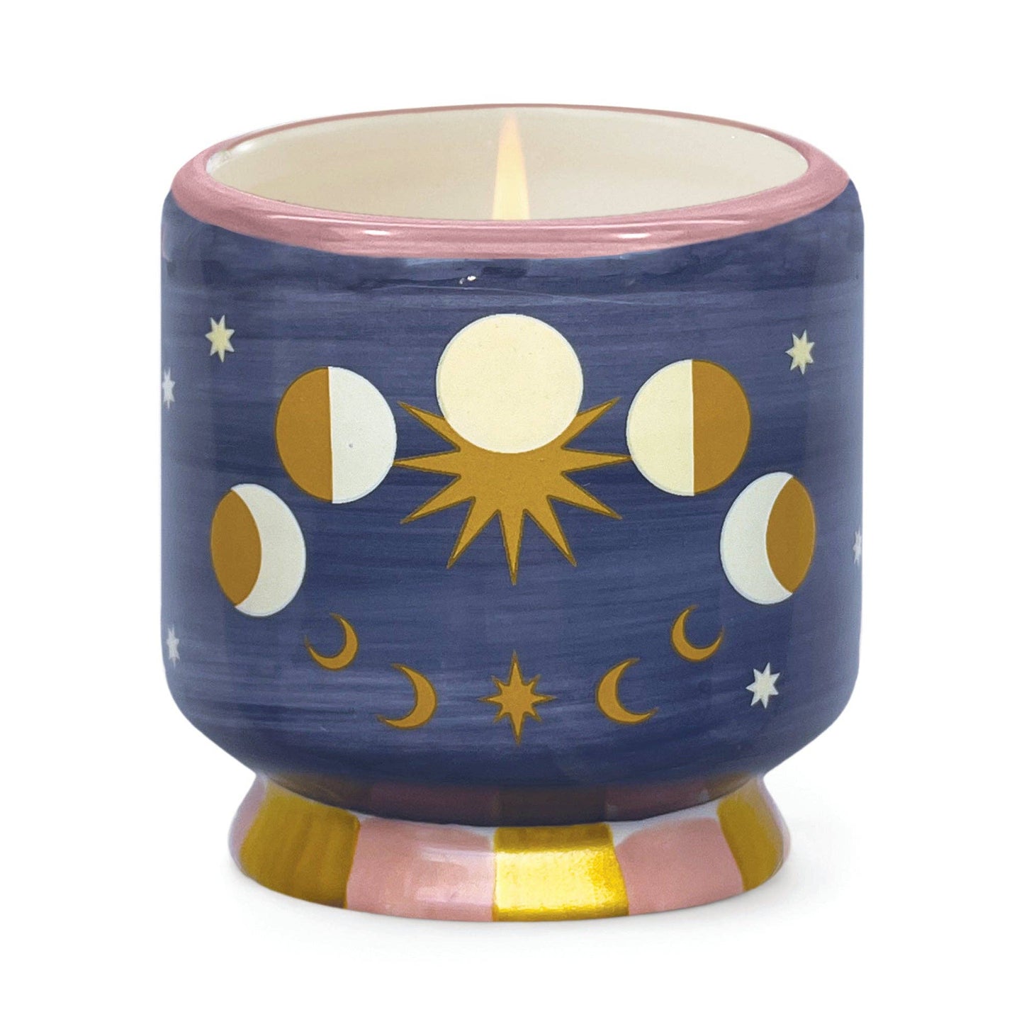 A Dopo Moon Phases Ceramic Candle - Jasmine & Rose