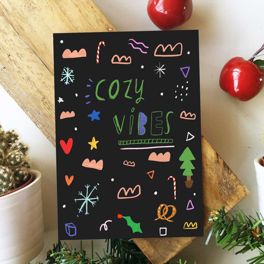 Cozy Vibes christmas card