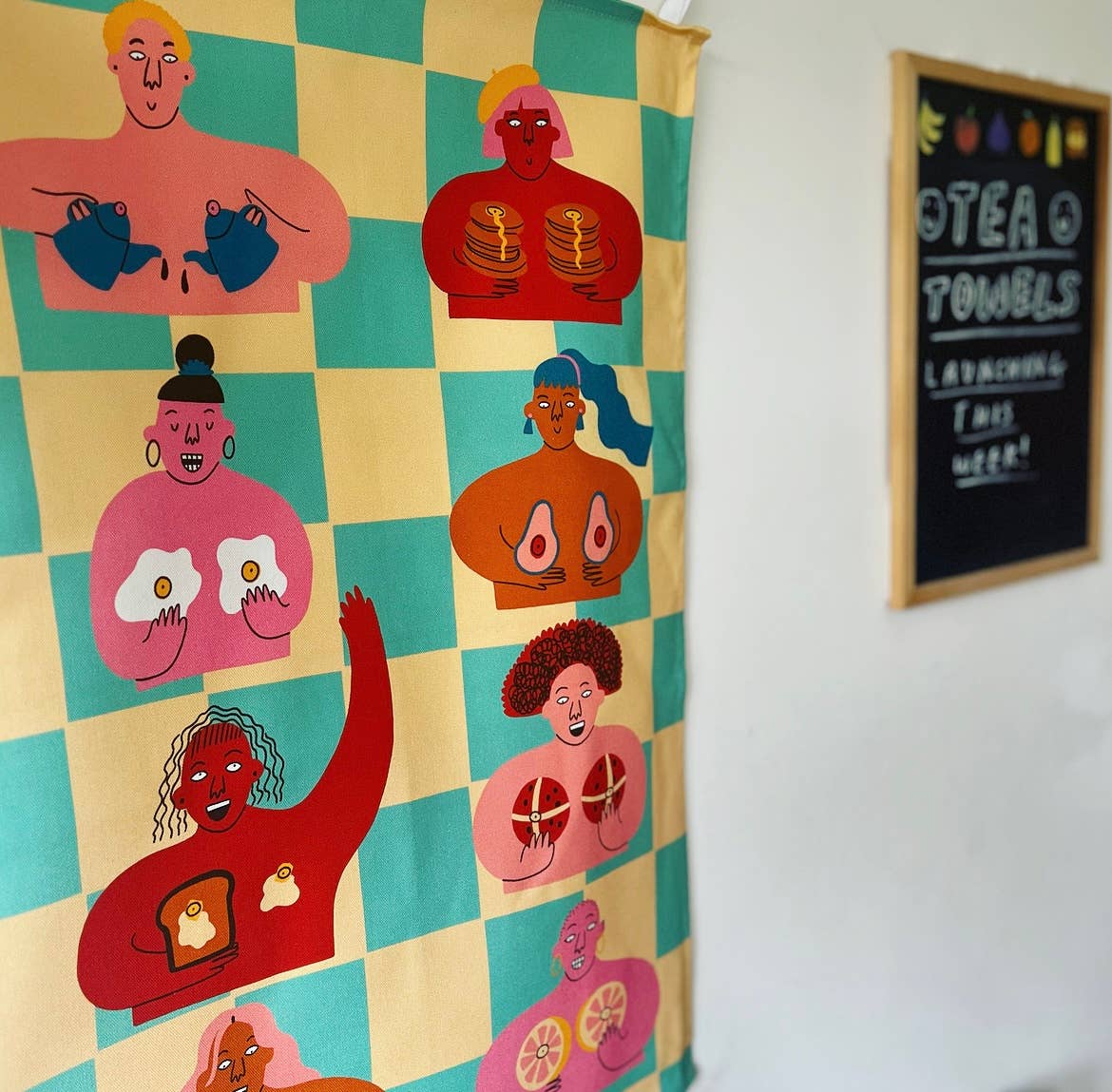 Brunch Girlies Tea Towel