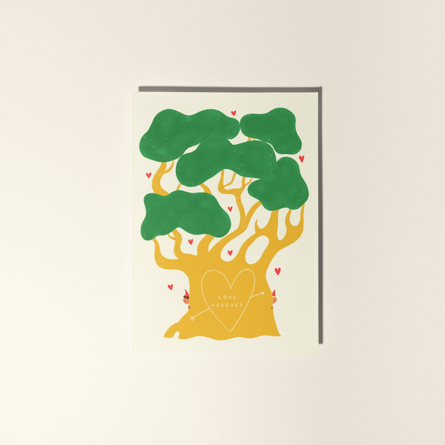 Love You Forever Oak Tree Greeting Card